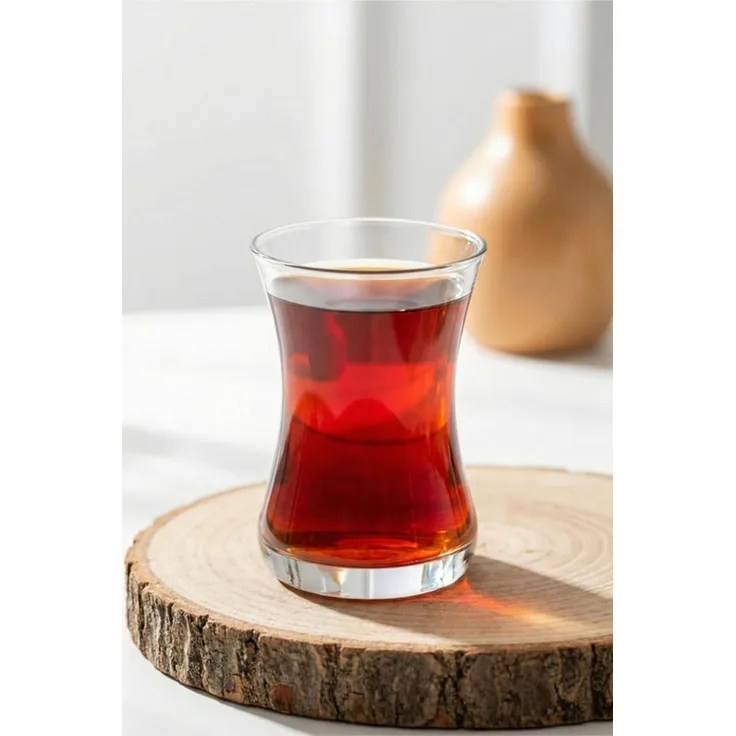 LAV Zen Teegläser aus Borosilikatglas - 6er Set, 155 ml, transparent