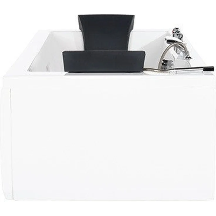XXL Luxus LED Whirlpool Badewanne 180 x 90 x 55 +Heizung+Ozon+ Radio +Lichtherapie – Bild 12