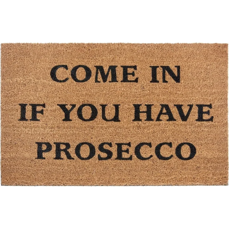 HANSE Home Fußmatte Mix Mats Kokos Prosecco, Türmatte, rechteckig, Höhe: 15 mm, Kokos, Schmutzfangmatte, Outdoor, Rutschfest, Innen, Kokosmatte, Flur – Bild 5