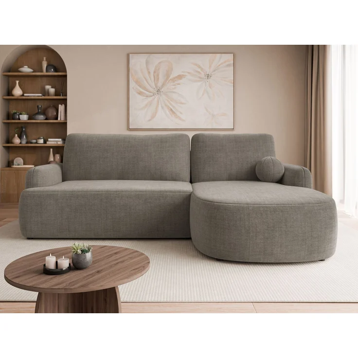 Mirjan24 Ecksofa Loridu (Farbe: Golden 26, Seite: Rechts), 90 x 174 x 250 cm – Bild 2