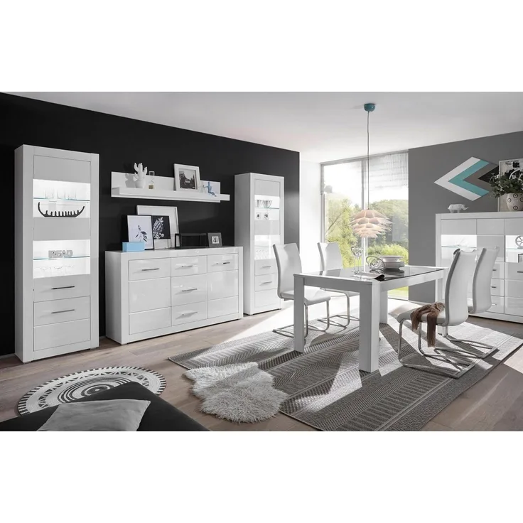 INOSIGN Wohnwand BIANCO, (Set, 4-St)