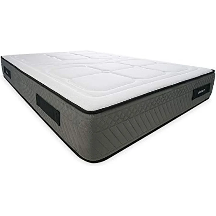 DUÉRMETE ONLINE Mylos Biogel Viskoelastische Matratze, Höhe 28 cm, fest und bequem, milbenabweisend und hypoallergen, thermoregulierend, HR, 140 x 190 cm – Bild 1