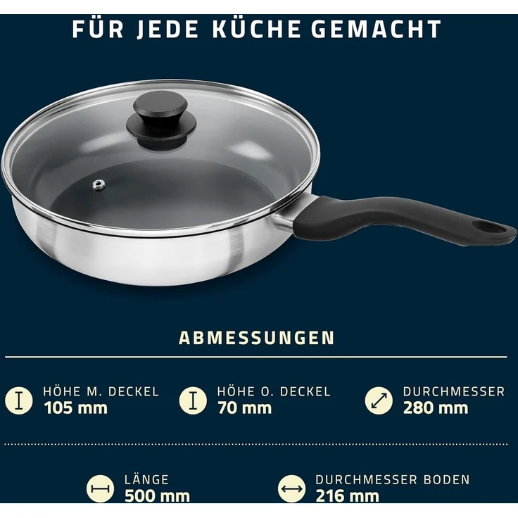 Stieltopf Henckels by ZWILLING STREAM CERAMIC D 28 cm bunt – Bild 6