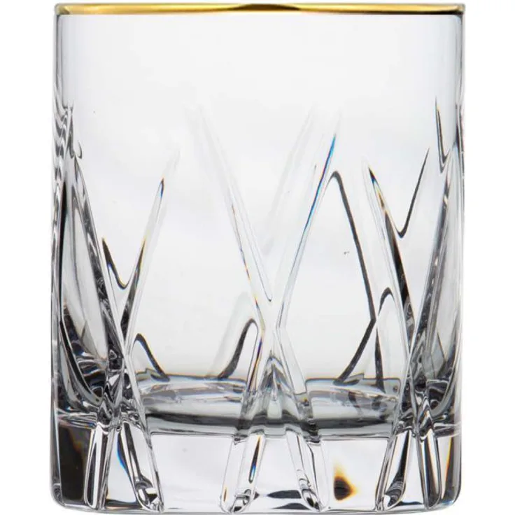 Whiskyglas Kristall London Gold clear (10 cm)