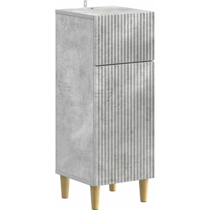 vidaXL 3-teiliges Badezimmer-Schranksystem ARNHEM Betongrau 3417849 – Bild 5