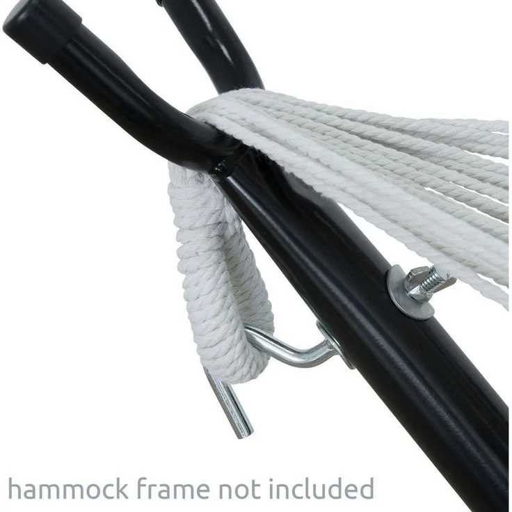 yourGEAR Hängematte Maui Aqua - Hängematte 200x120 cm 240 kg Baumwolle Tuchhängematte – Bild 3