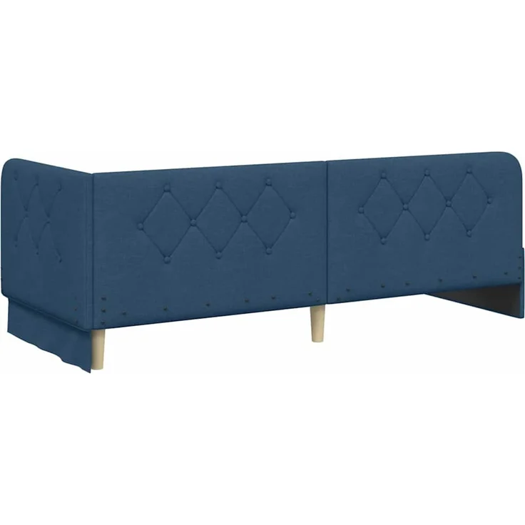 vidaXL Eckbettgestell Blau 80 x 200 cm Stoff 3394036 – Bild 8