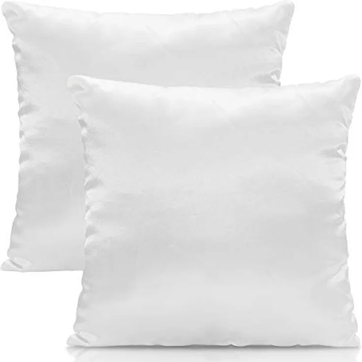 DILUMA Microfaserkissen Füllkissen Mikrofaser 2er Set - Innenkissen, Füllung: Kunstfaser, Perfekt als Sofakissen, Dekokissen, Kopfkissen