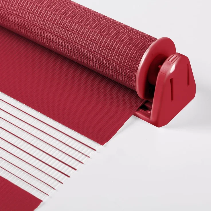 Doppelrollo Klemmfix ohne Bohren 95x100 cm Rot Duo Rollo Klemmrollo Sonnenschutzrollo Fensterrollo für Fenster & Türen Zebrarollo Seitenzugrollo – Bild 4