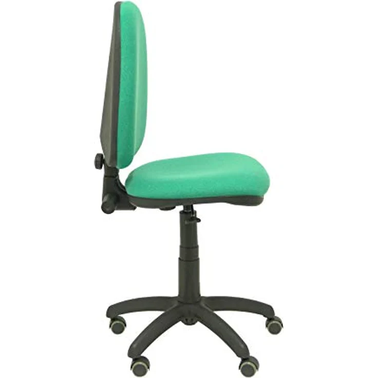 PIQUERAS Y CRESPO Modell 04CP Ergonomischer Bürostuhl mit Permanentkontaktmechanik, höhenverstellbar und räder parkett Sitz und Rücken gepolstert in Stoff BALI grün – Bild 11