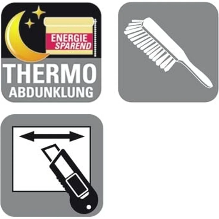 Gardinia EasyFix Thermo Rollo schiefer 75 x 150 cm – Bild 6
