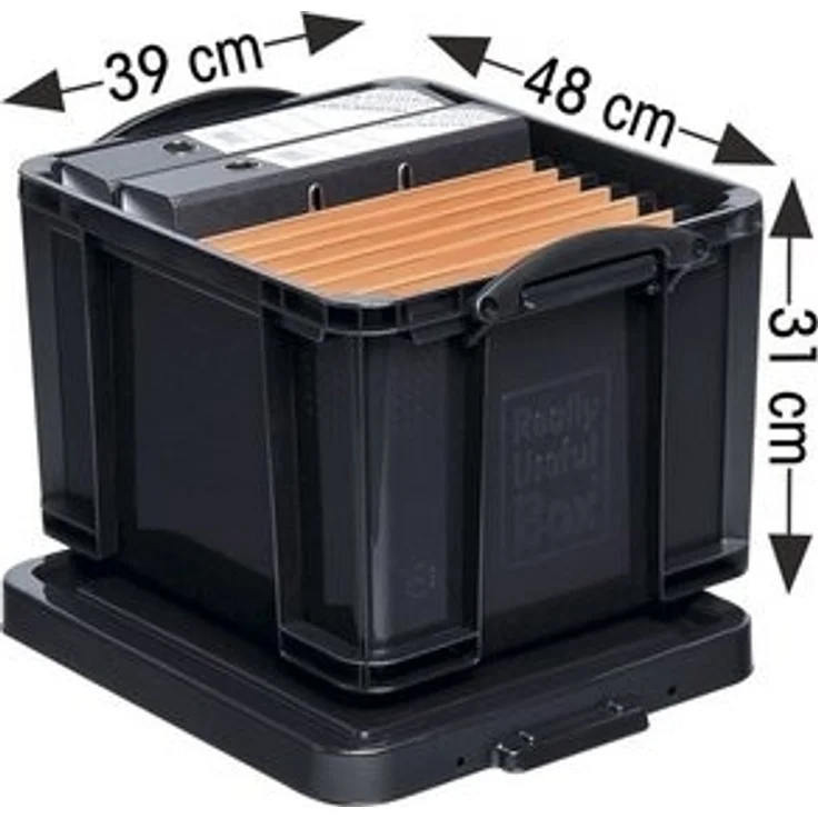 Really Useful Box Aufbewahrungsbox 35,0 l - 48,0 x 39,0 x 31,0 cm schwarz – Bild 5