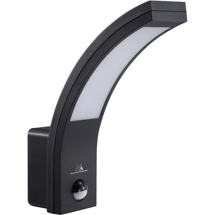 Maclean LED Außen-Wandleuchte MCE244, LED fest integriert, Neutralweiß, Bewegungssensor, LED Neutralweiß