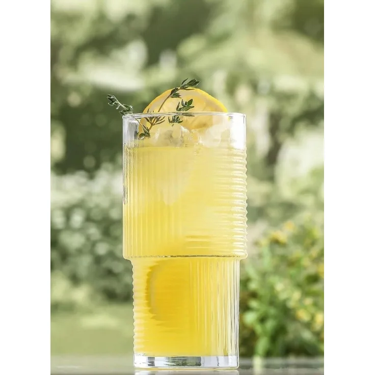 Hermia Concept 'LV-HLN376F' Gläser-Set (6-teilig), Transparent, 10 x 10 x 14,3 cm, 400 ml