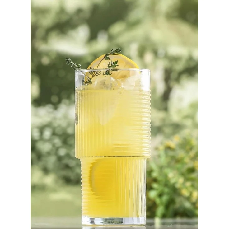 Hermia Concept 'LV-HLN376F' Gläser-Set (6-teilig), Transparent, 10 x 10 x 14,3 cm, 400 ml – Bild 1