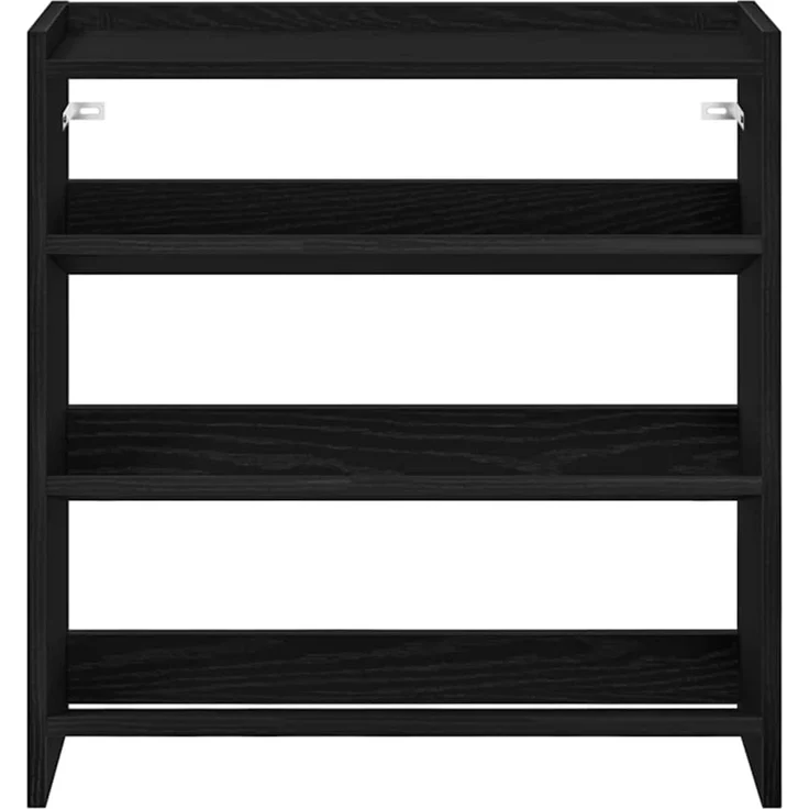 vidaXL Schuhregal Schwarz 60x25x62 cm Holzwerkstoff 859888 – Bild 3