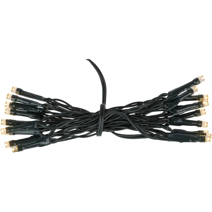 Idena 8325052 - LED Lichterkette mit 20 LEDs in Warmweiß, mit 8 Stunden Timer Funktion und Transformator, ca. 3,9 m lang, Deko für Innen & Außen, als Party Deko, Weihnachtsdeko, zur Hochzeit – Bild 3