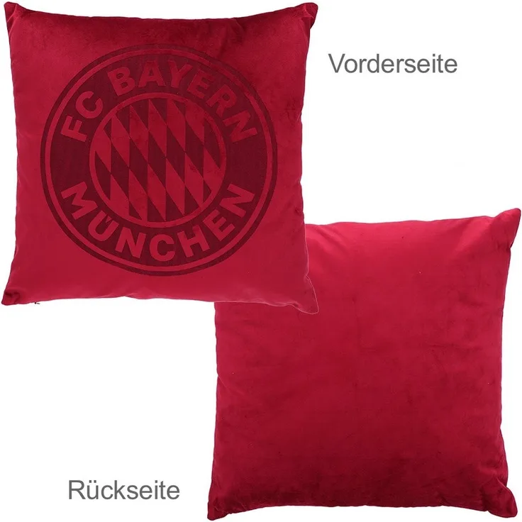 FC Bayern München Dekokissen FC Bayern München Kissen Logo Bordeaux