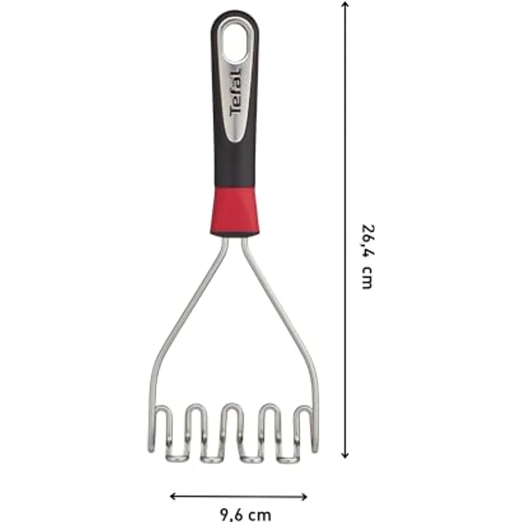 Tefal k1181214 Ingenio Edelstahl Kartoffelstampfer Edelstahl Silber 32,35 x 9,6 x 9 cm – Bild 3