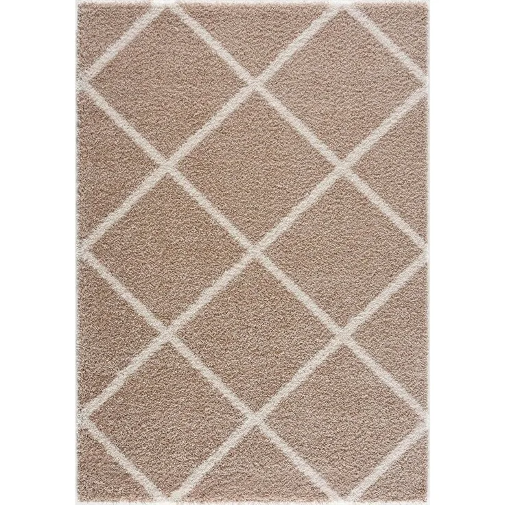 Sanat Hochflor-Teppich Madrid, rechteckig, Höhe: 30 mm, Wohnzimmer, Langflor, Shaggy Teppich