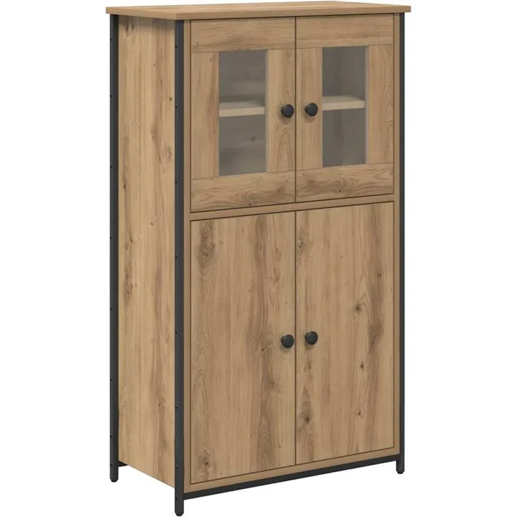 vidaXL Highboard Artisan-Eiche 62 x 32 x 106,5 cm Holzwerkstoff 882252