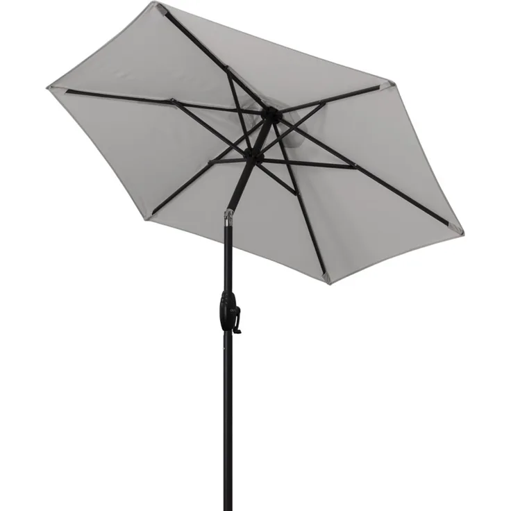 Derby 'Basic Lift neo 180' Sonnenschirm, mit Höhenverstellung, Hellgrau