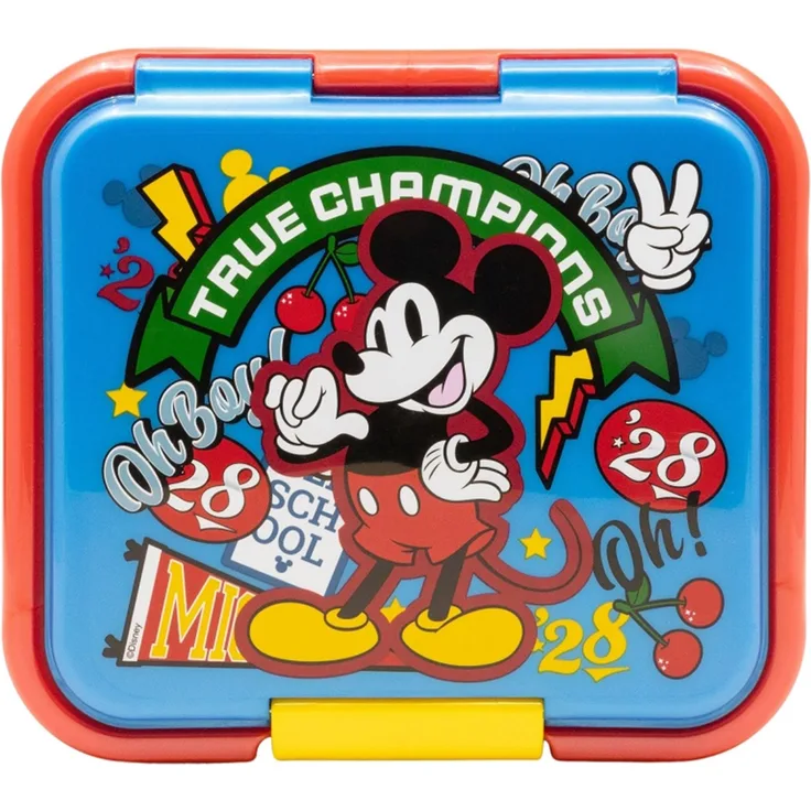 Mickey Mouse True Champions Kinder Premium Lunchbox Brotdose Frühstücks-Box Vesper-Dose mit 3 Fächern