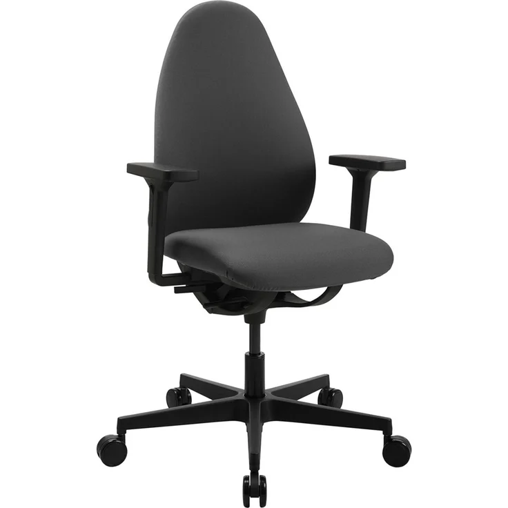 Sitness 'SOFT ART G' Stuhl, Stoff Anthrazit, 68 x 96 x 68 cm, höhenverstellbar, Belastbarkeit 110 kg – Bild 1