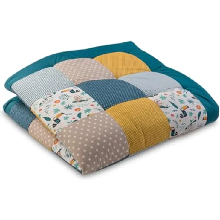 ULLENBOOM personalisierbare Krabbeldecke für Baby 140x140 cm - Dick & weich | Perfekt als Geschenk, Außenmaterial: 100% Baumwolle, OEKO-TEX zertifiziert, Made in EU, Schadstoffgeprüft, waschbar