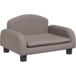 vidaXL Kindersofa, Couch für Kinder,, Taupe, 50 x 40 x 30 cm
