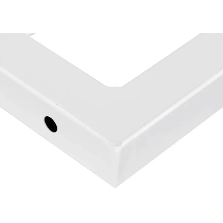 vidaXL Waschtischplatte mit Halterung Stahl und Massivholz Eiche 3302540 – Bild 10