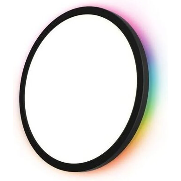 ENOVALITE LED Deckenleuchte Smartes RGB Panel Up&Down, 18W, 1880lm, ø290mm, Tuya App, CCT, dimmbar, LED fest integriert, warmweiß, CCT, neutralweiß, RGB, kaltweiß, Google Assistant, Amazon Alexa, Wifi – Bild 4