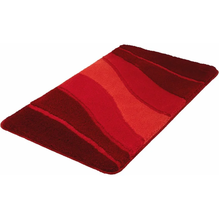 MEUSCH Badematte Ocean, Höhe 23 mm, rutschhemmend beschichtet, fußbodenheizungsgeeignet, Kunstfaser, Badteppich, Wellen Design, mit Farbverlauf, Hoch-Tief Effekt, waschbar – Bild 5