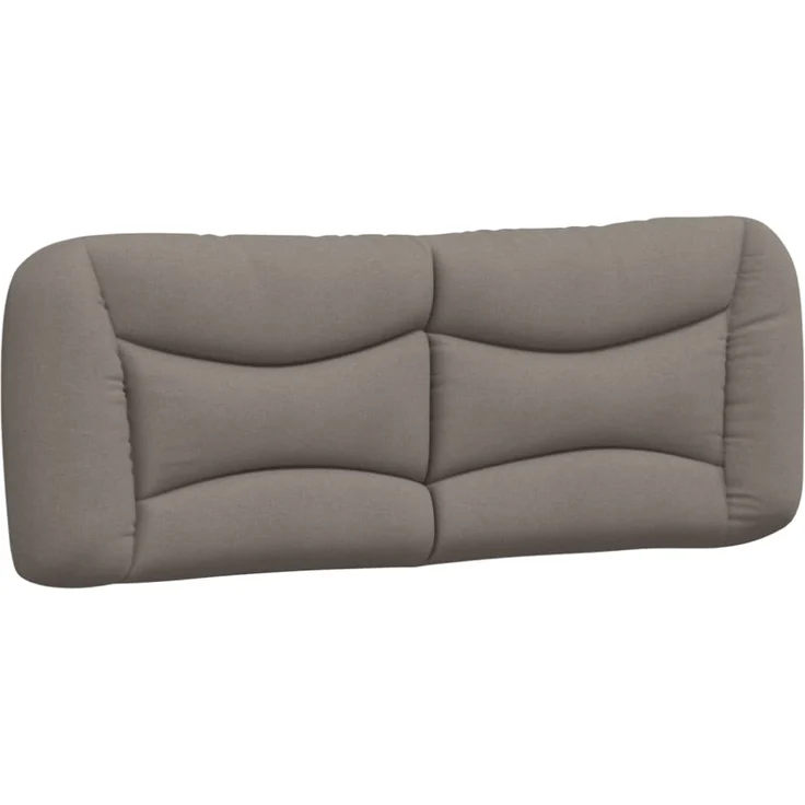 vidaXL Kopfteil-Kissen Taupe 140 cm Stoff – Bild 5