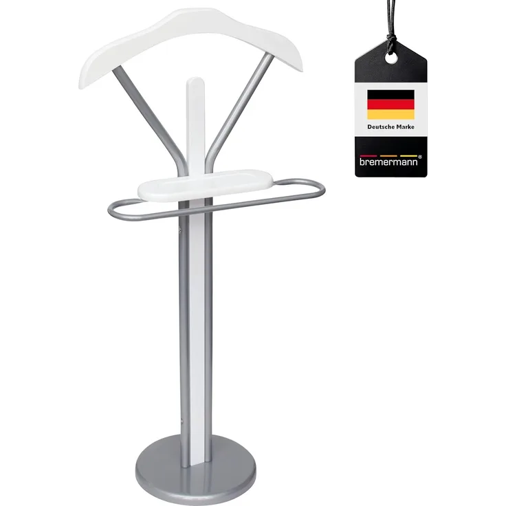 bremermann Herrendiener Kleiderbutler, Herrendiener, stummer Diener, Garderobe, silbergrau