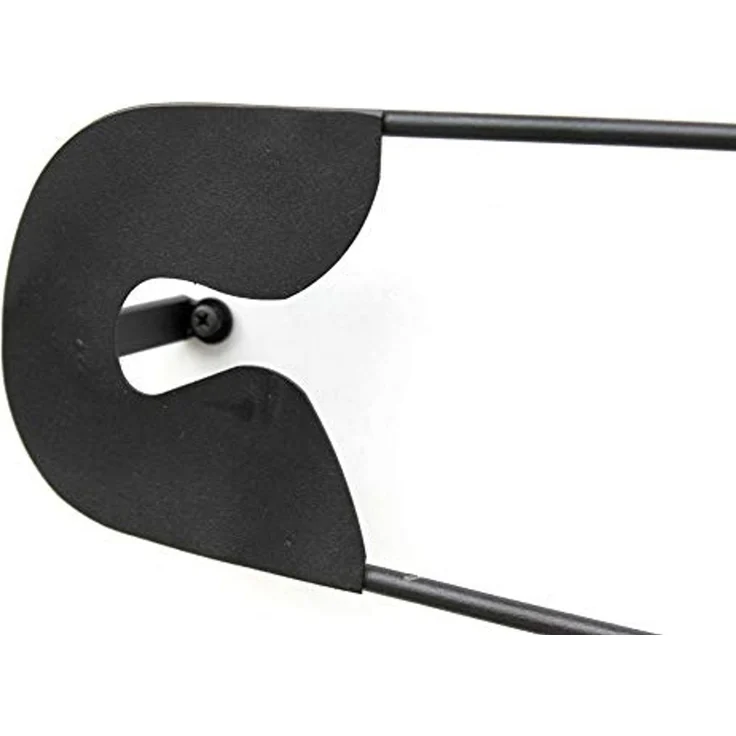 DanDiBo Design Handtuchhalter Handtuchstange Sicherheitsnadel 62 cm Garderobe Wand Büro Schwarz Metall Flur DIY – Bild 6