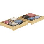 Erst-Holz Bettkasten für unsere Etagenbetten - 2-teilig - Kiefer Natur - 90.10-S2