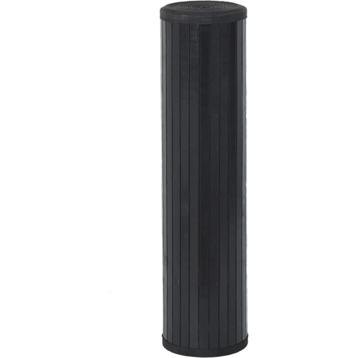 vidaXL Teppich Rechteckig Schwarz 60x200 cm Bambus 376834 – Bild 2