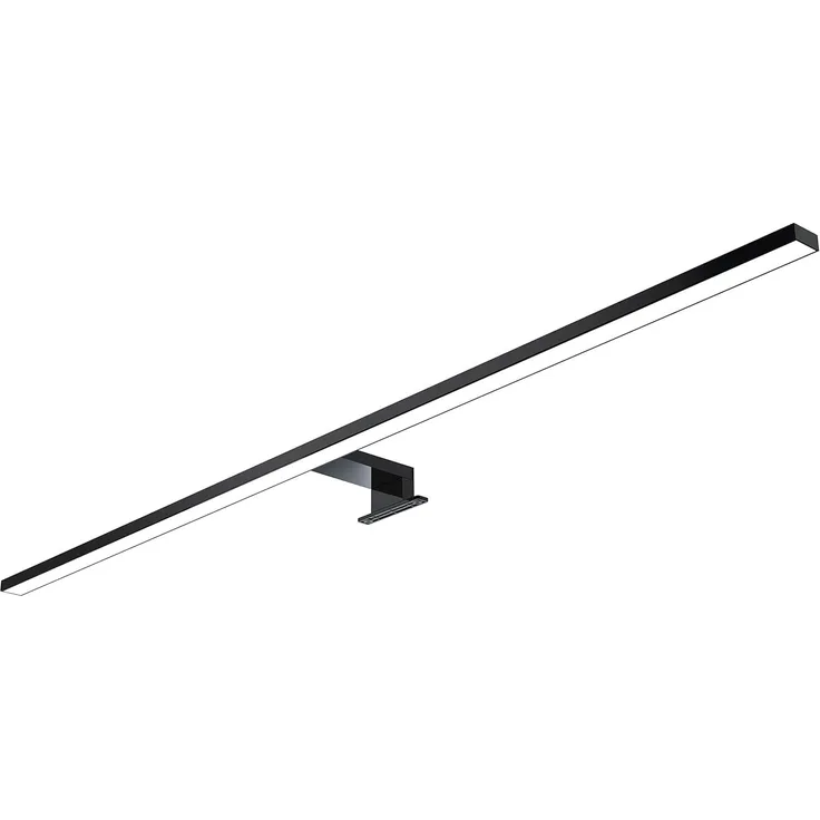 kalb LED Spiegelleuchte 80cm LED Badleuchte Badlampe Spiegelleuchte 230V warmweiß, schwarz, warmweiß