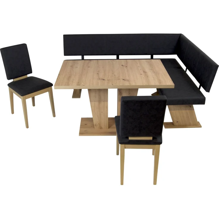 MSZ Design Eckbank Eckbankgruppe Essgruppe VERONA 181 x 150 cm Artisan Eiche – Bild 3
