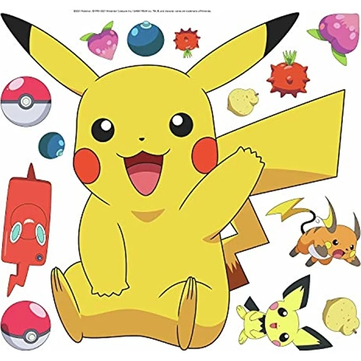 Pokemon Pikachu Riesen-Wandsticker – Bild 3