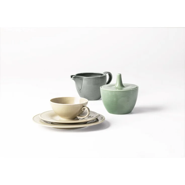 Seltmann Weiden Beat Color Glaze Teeservice 18-teilig - Altrosa – Bild 3