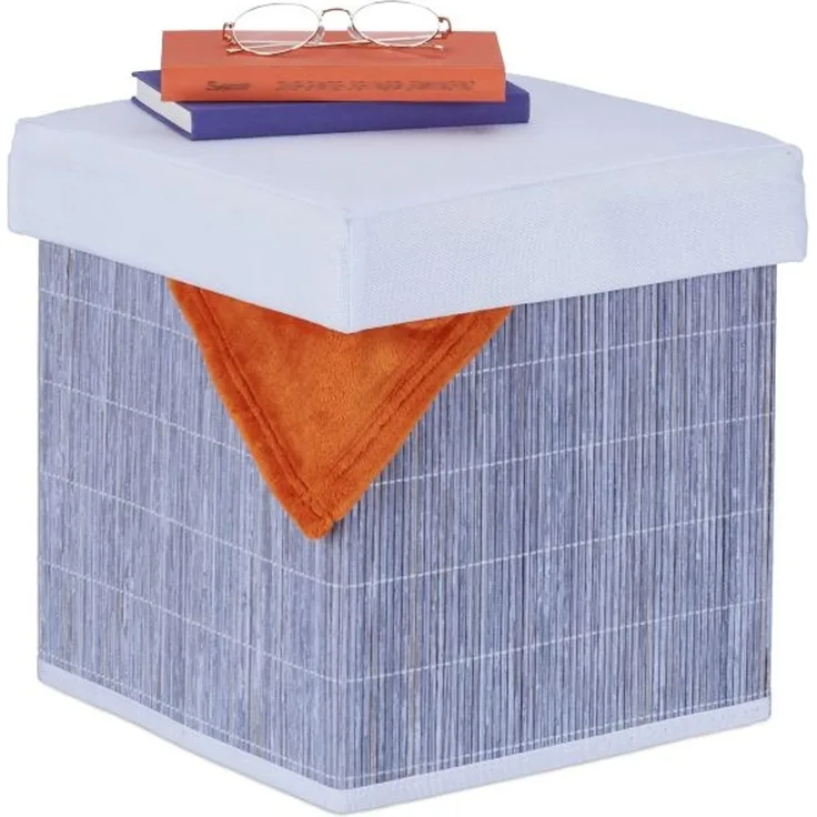 Relaxdays Sitzhocker mit Stauraum