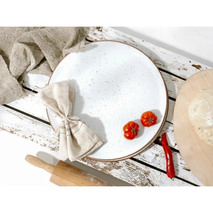 Vintage Nature Weiss, Pizzateller 4-tlg (mo) – Bild 5