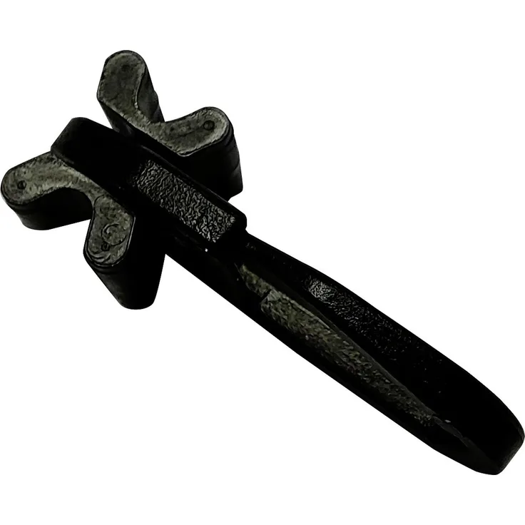 Gardinia X-Gelenkgleiter für Vorhänge und Gardinen schwarz 25-er Pack