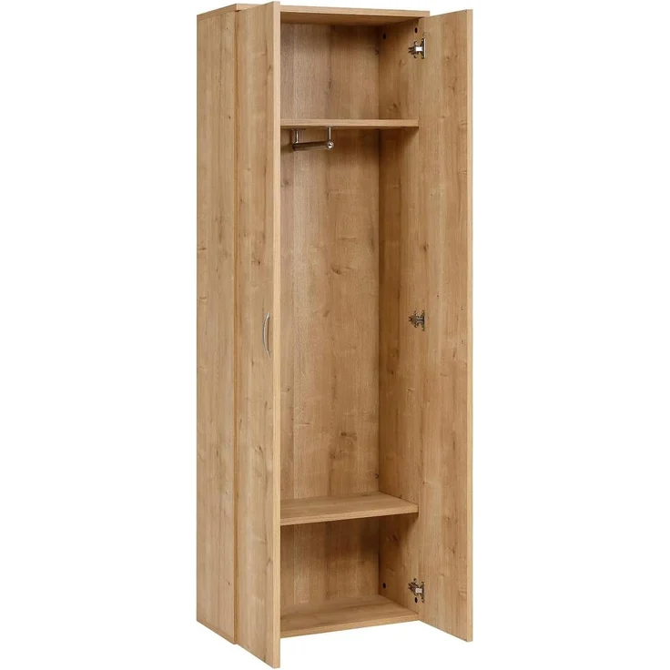 Kleiderschrank, Saphir Eiche Dekor, 60x180x34 cm – Bild 6