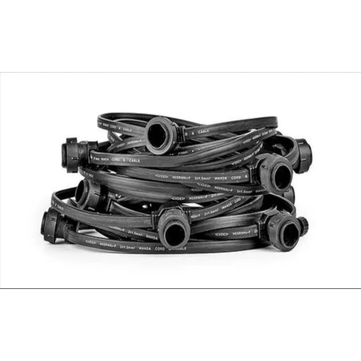 Illu Lichterkette Komplettset 10m, 20 Fassungen, E27, IP65