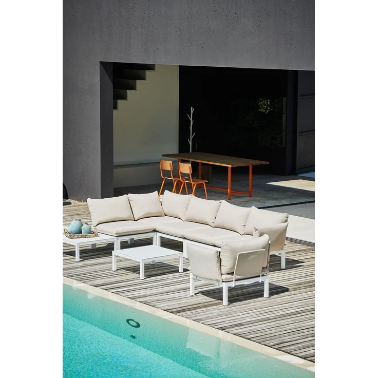 Outdoor Couchtisch Fiam DOMINO, 70 x 70 x 28 cm, taupe – Bild 2