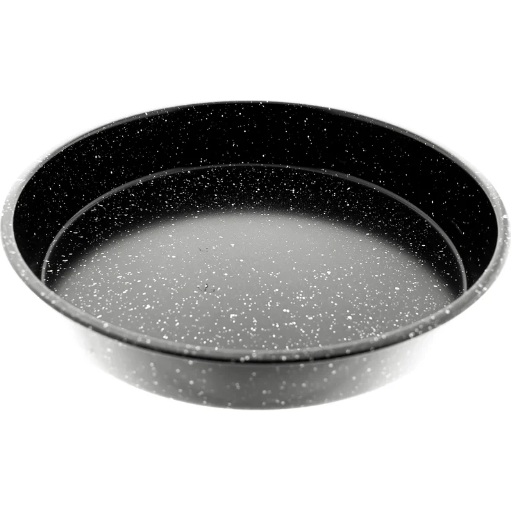 Backbelch 3er Set in Schwarz Backofenblech Tepsi aus Granit Ø28/Ø32/Ø36 cm – Bild 2