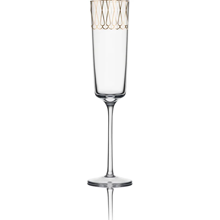 Goebel / First. Gold,Sektgläser - 2 Stk,Muster 001 + 003,6,0cm x 6,0cm x 25,0cm / Glas / 6,0cm x 6,0cm x 25,0cm – Bild 3